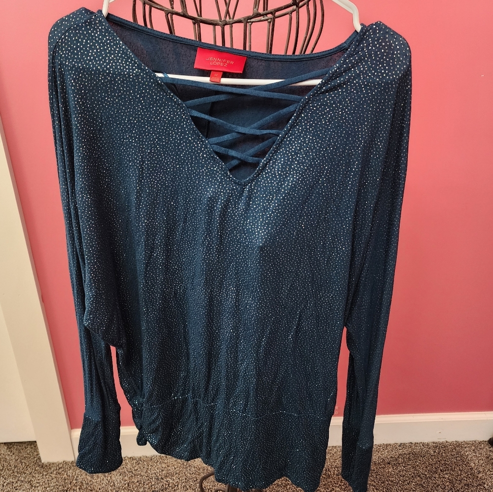 Glitzy comfy top
